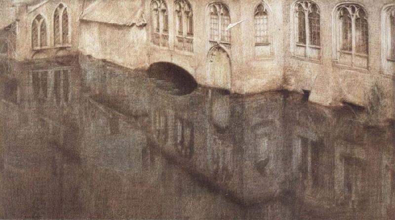 Fernand Khnopff In Bruges,The Sint-Janshospitaal China oil painting art